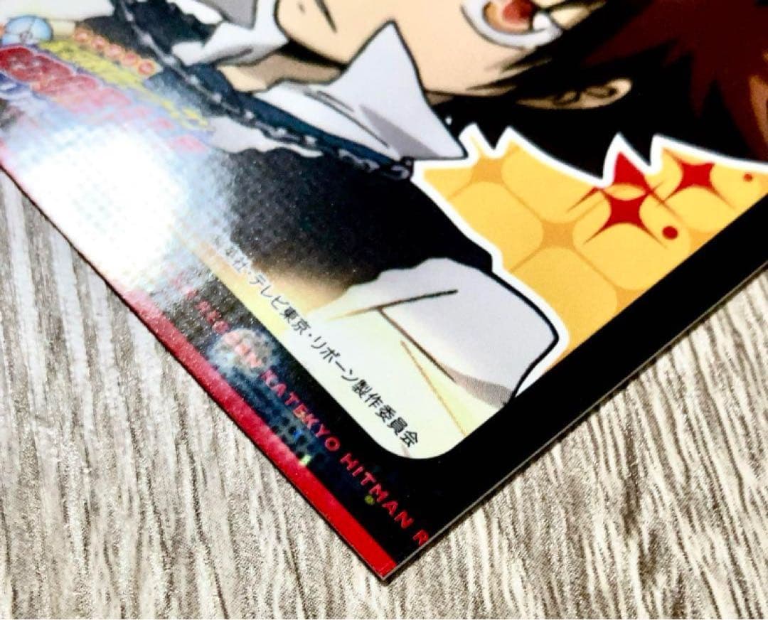 希少 プレミアムカラー 沢田綱吉 リアルペイントシート カード リボーン