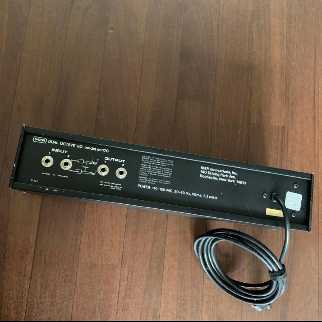 MXR 170 DUAL OCTAVE グラフィックEQ ビンテージ