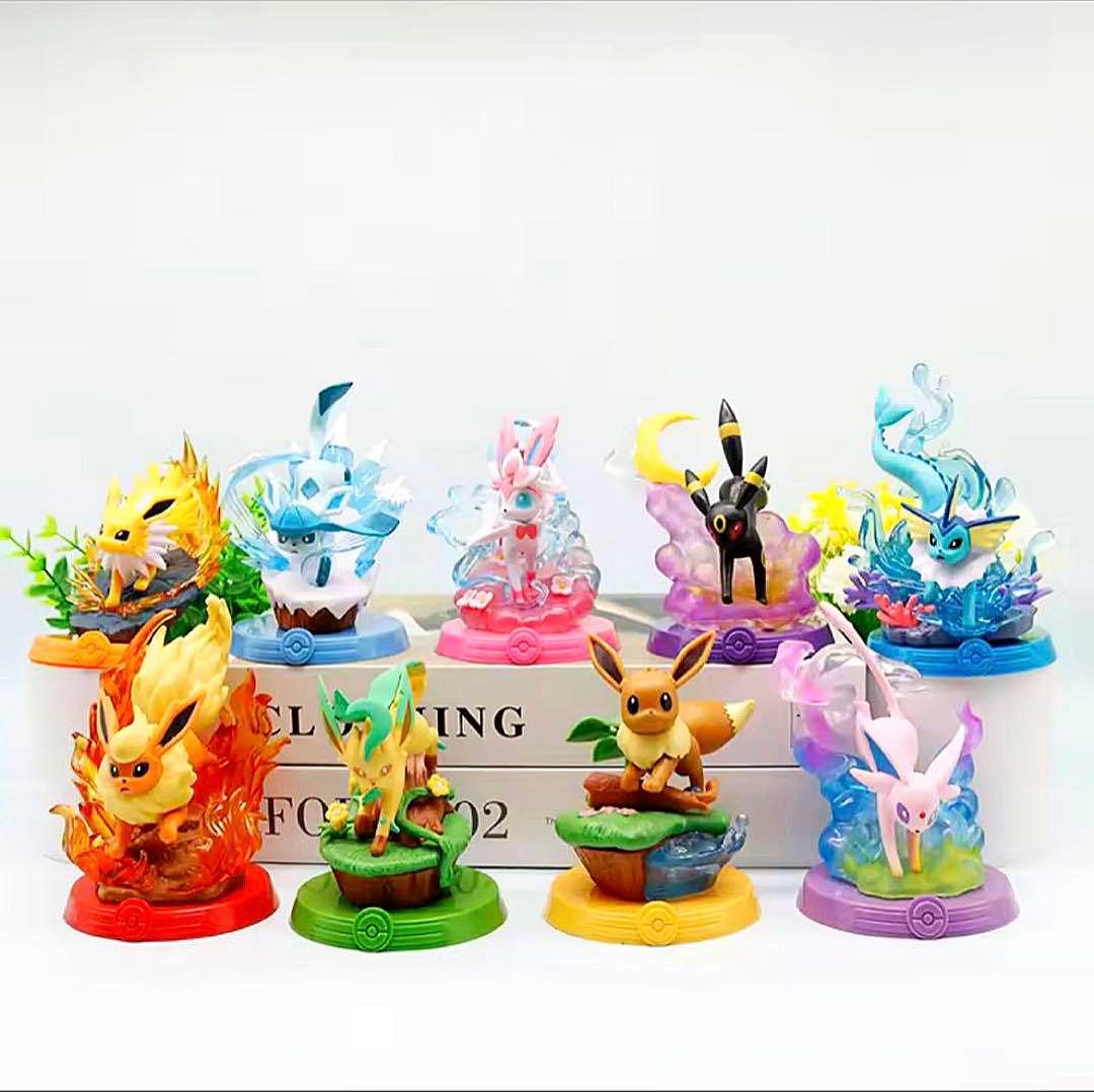 ポケモン フィギュア イーブイ 9体セット