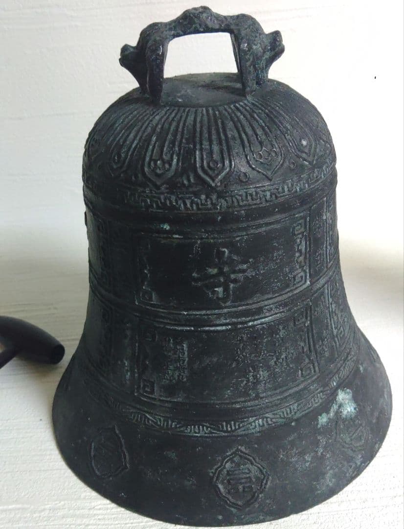 中国　吊り鐘　釣り鐘　晩鐘　お寺の鐘　銅製　ミ20