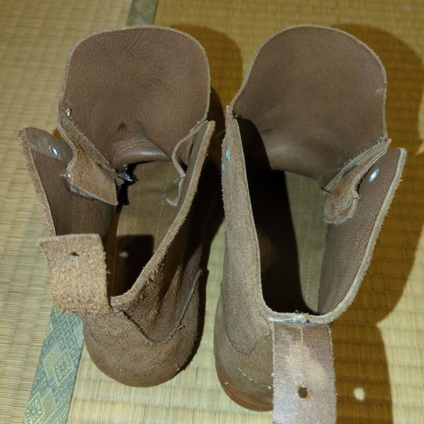 日本陸軍五年式下士官兵用編上靴（精巧複製品）27センチ