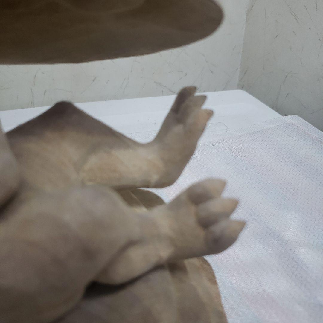 Ｂフライデー蔵出し特価魔除け金運上げ仏像★楠材毘沙門天立像1尺立★四天王の多聞天