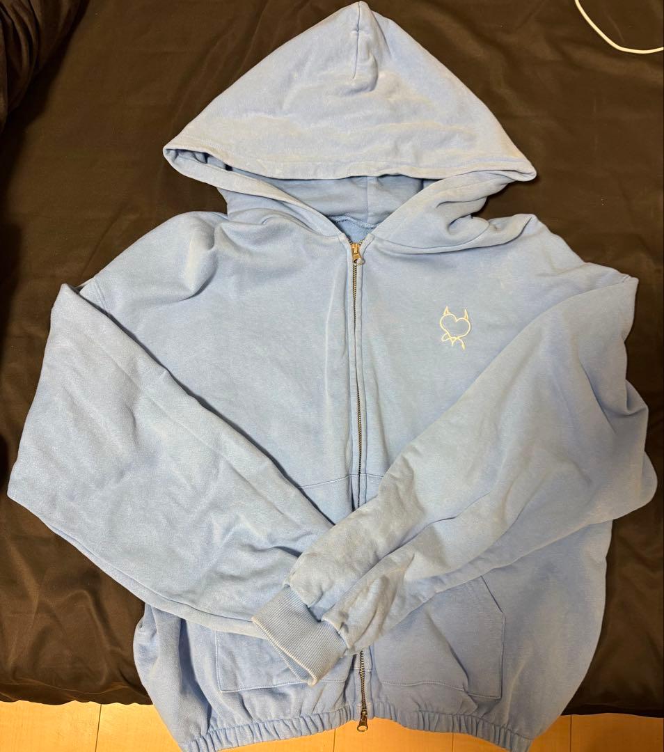 BABYMONSTER ベビモン　ジップアップフーディー Blue