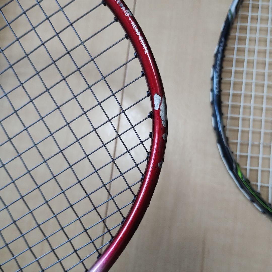 YONEX NANORAY900 GRAPHLEX613 ラケット2本 グリップ