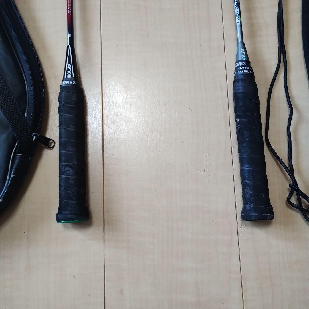YONEX NANORAY900 GRAPHLEX613 ラケット2本 グリップ