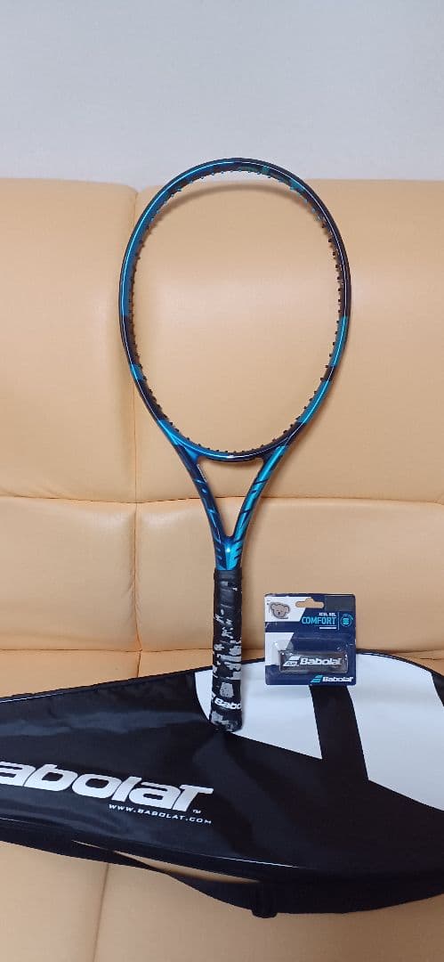 バボラ ピュアドライブG2 カバー&グリップバンド&リプレースグリップ付