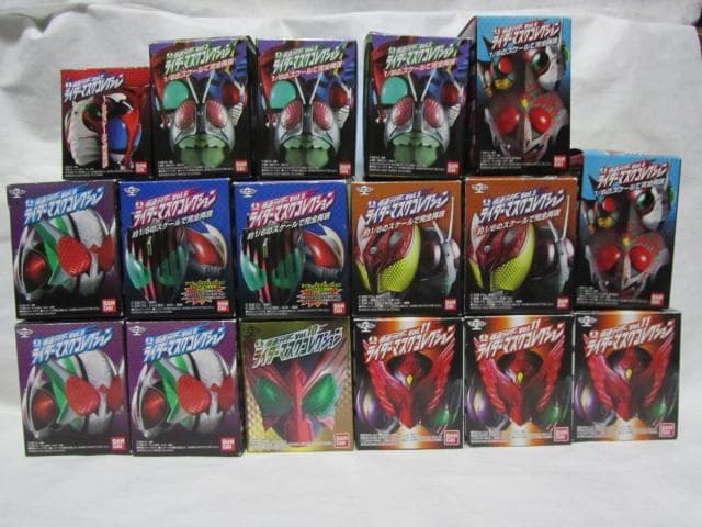 ライダーマスクコレクション◆ライダーマスコレ◆仮面ライダーカブト◆１７種◆未開封