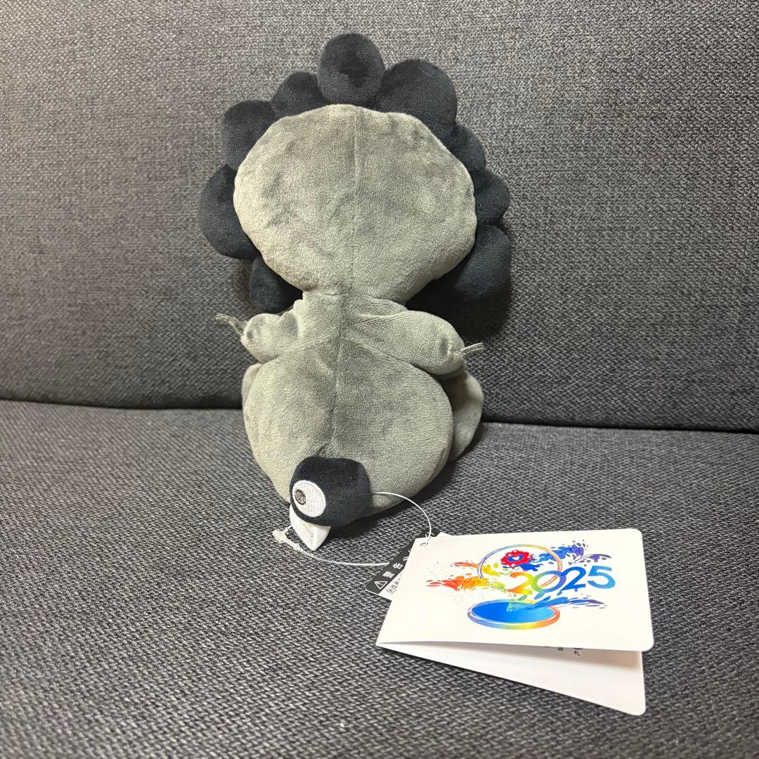 ミャクミャク お手玉風ぬいぐるみ黒　Sサイズ　大阪関西万博