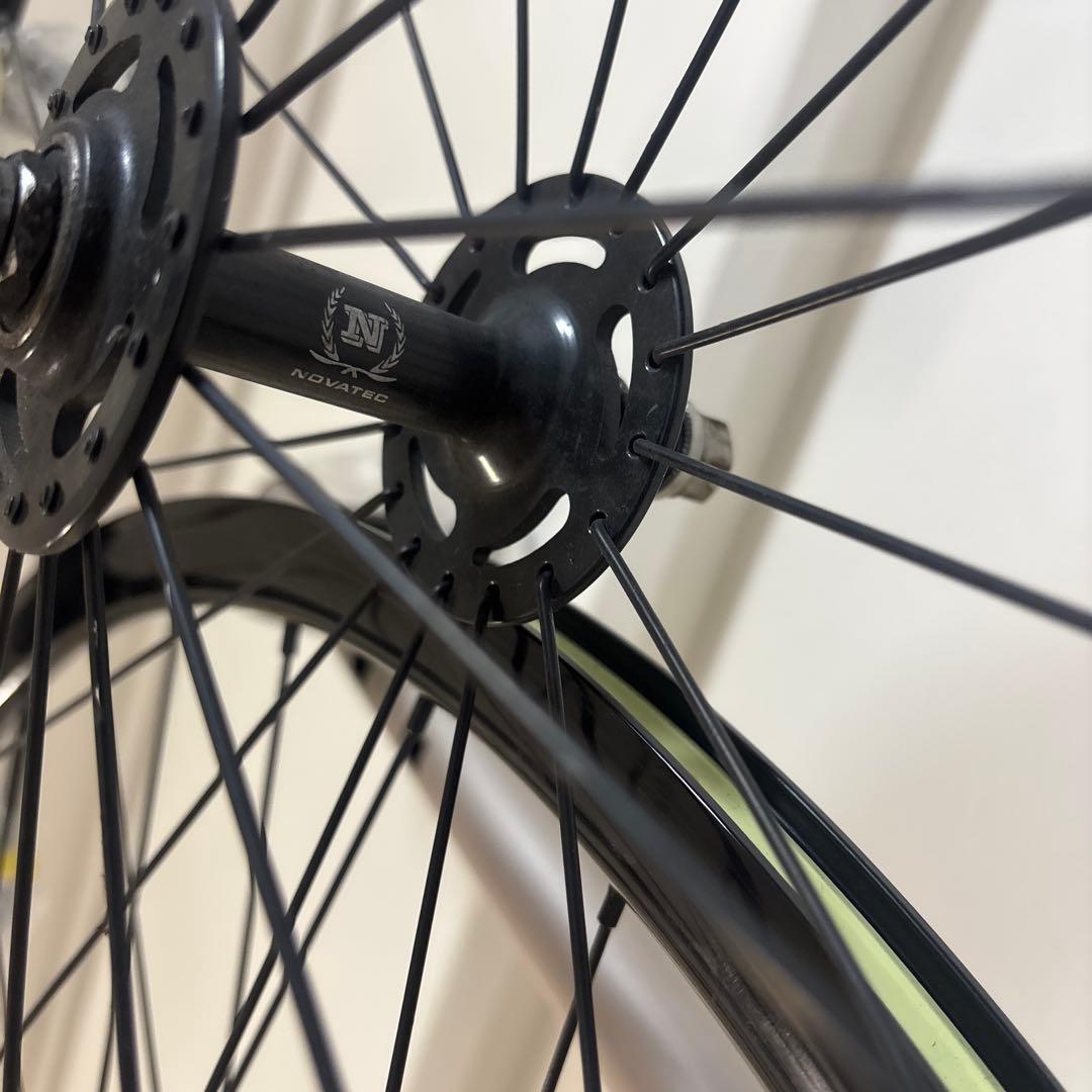 ピストバイク　ホイール前後　フリーギア付き　中古