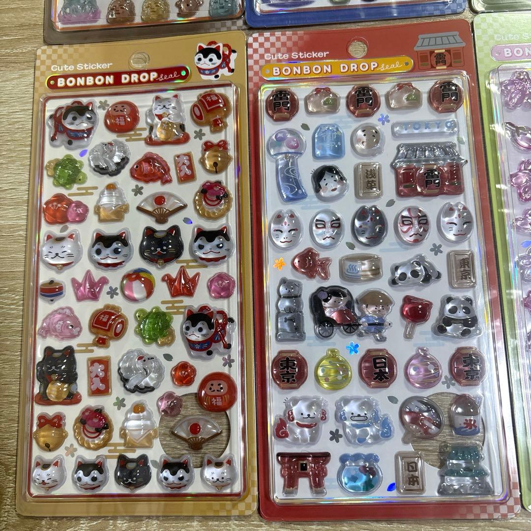 k*i様 ボンボンドロップシール6個