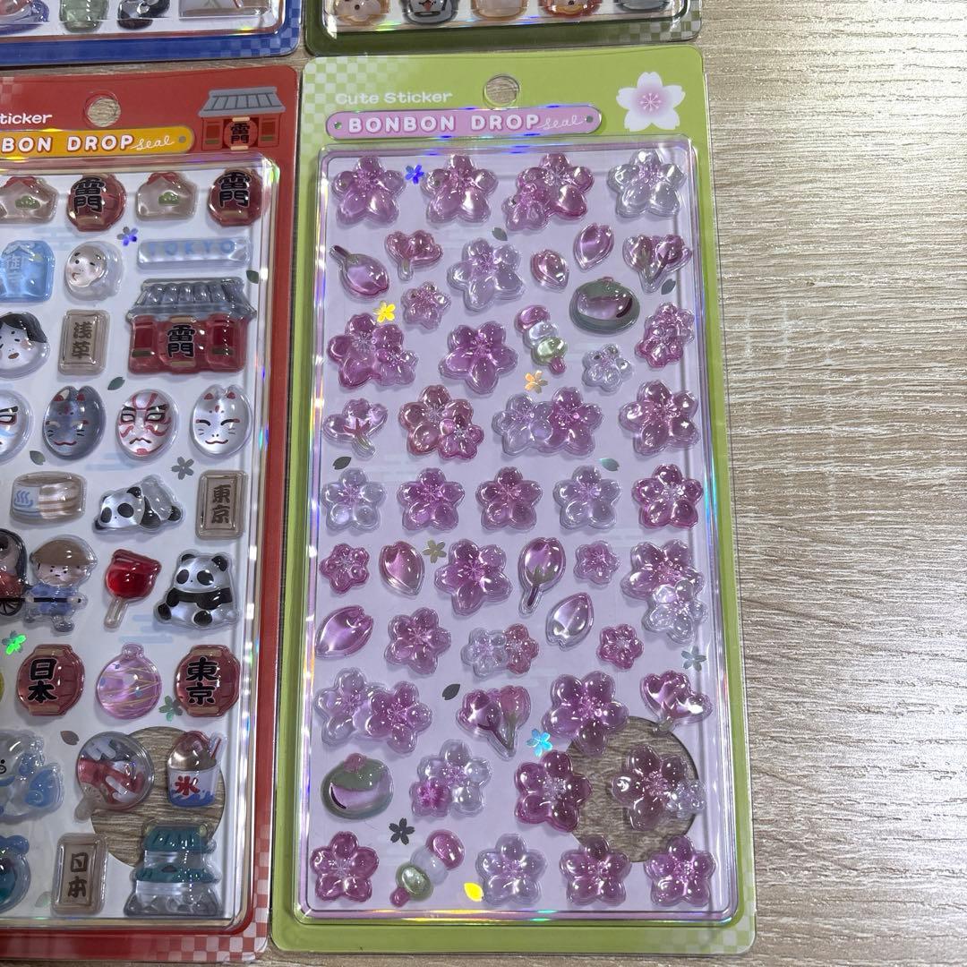 k*i様 ボンボンドロップシール6個