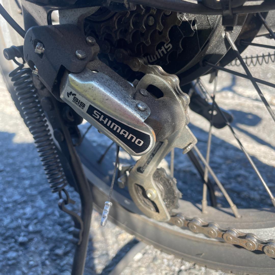 電動アシスト自転車 6段変速 20インチ 街乗り シティタイプ 手渡し 引取