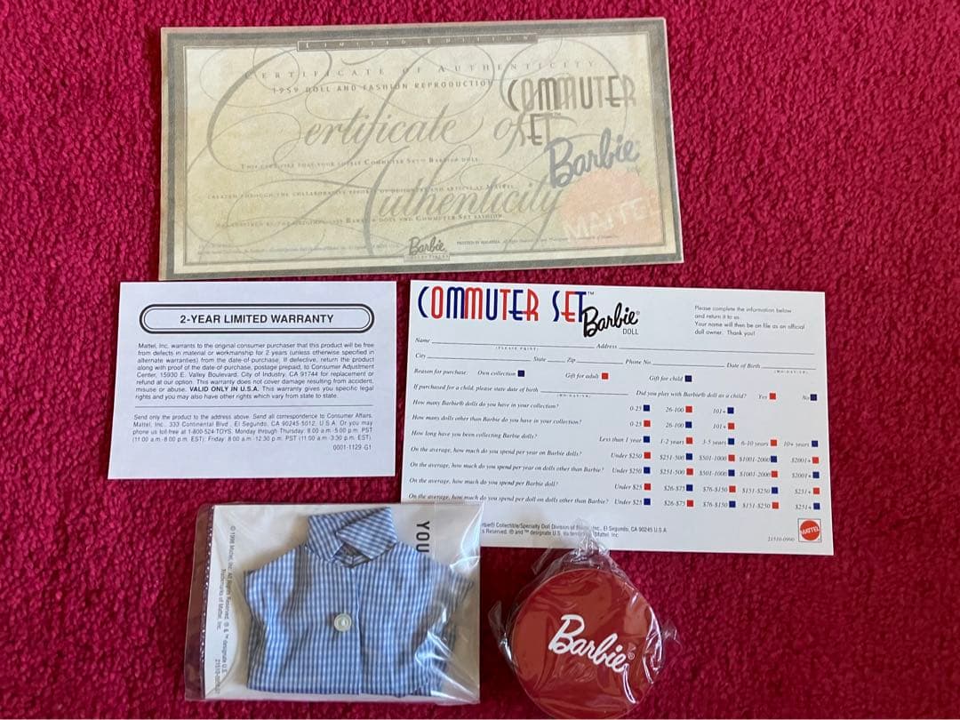 バービー　コミューターセット　復刻