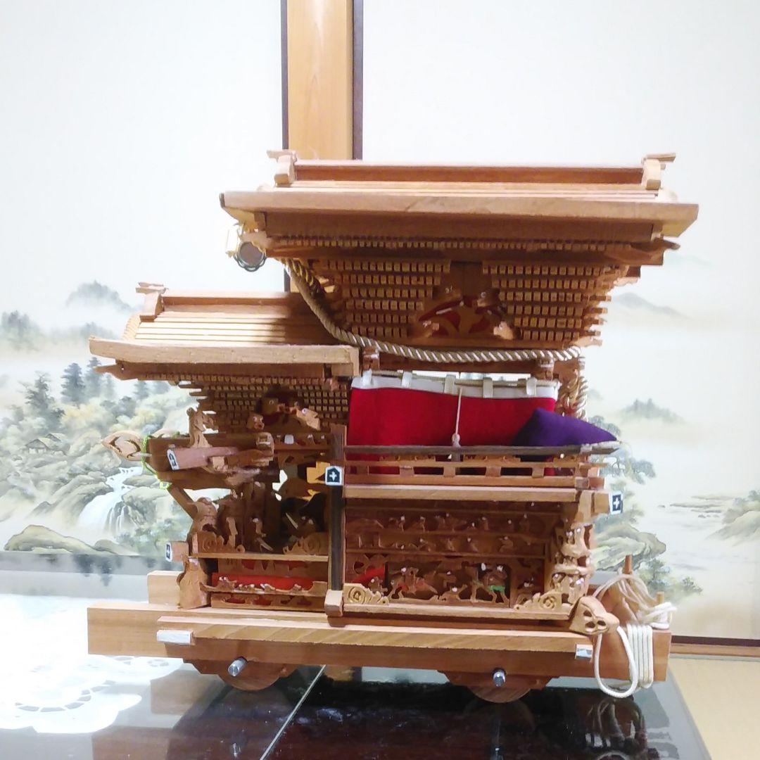 だんじり　木製　模型