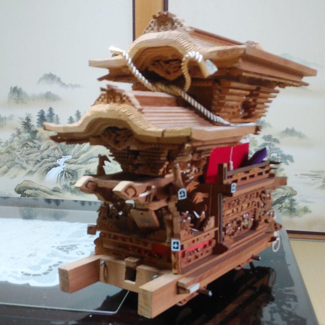 だんじり　木製　模型