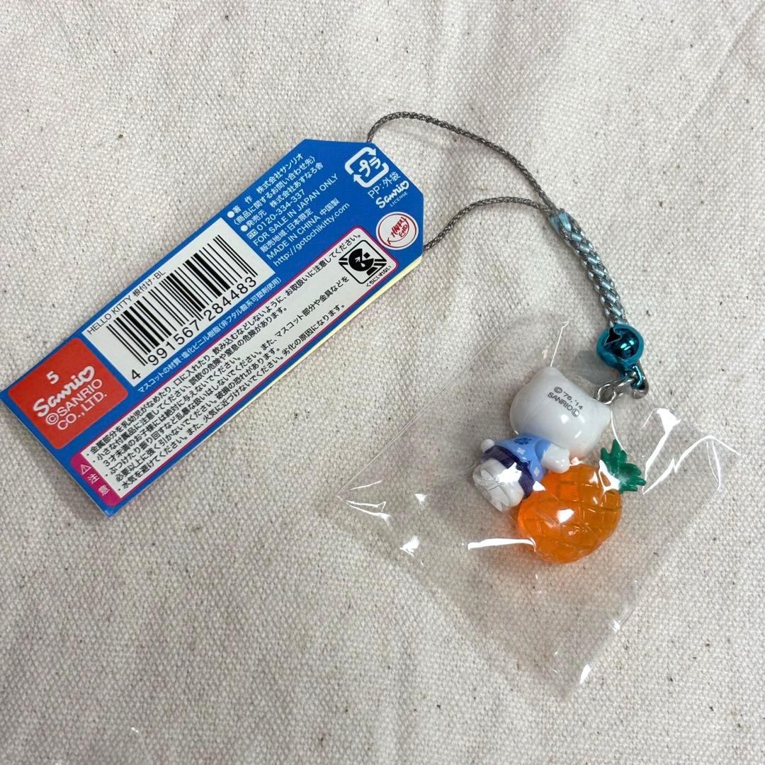 ご当地キティ　沖縄限定　パイナップル　ストラップ