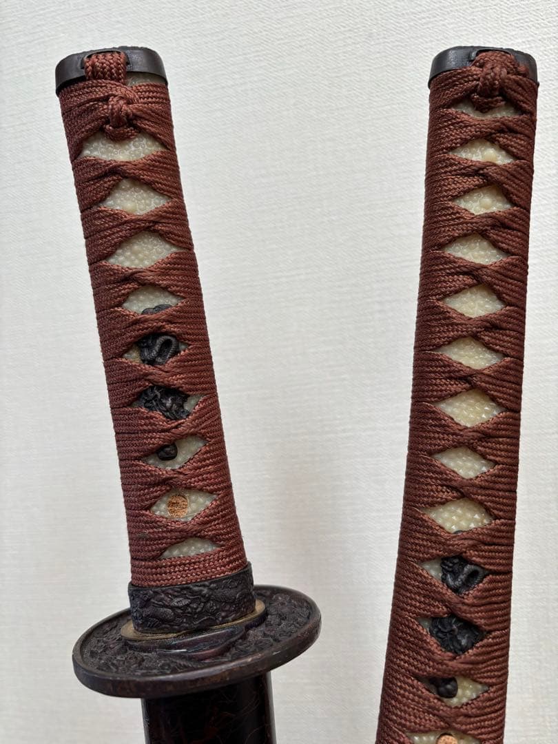 日本刀（模造刀）2本セット　刀置き付きJapanese sword,