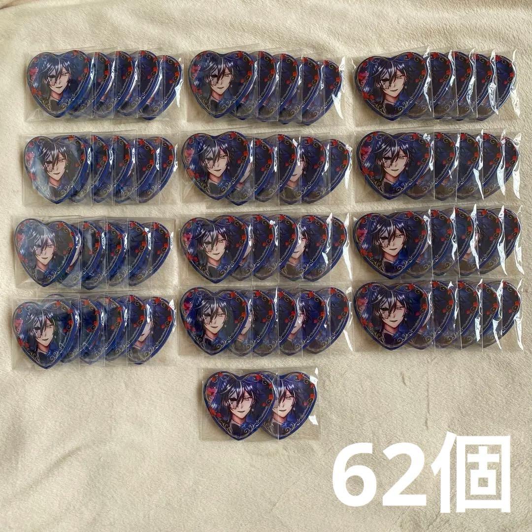 あくねこ ボスキ Rose Valentine 缶バッジ ×62