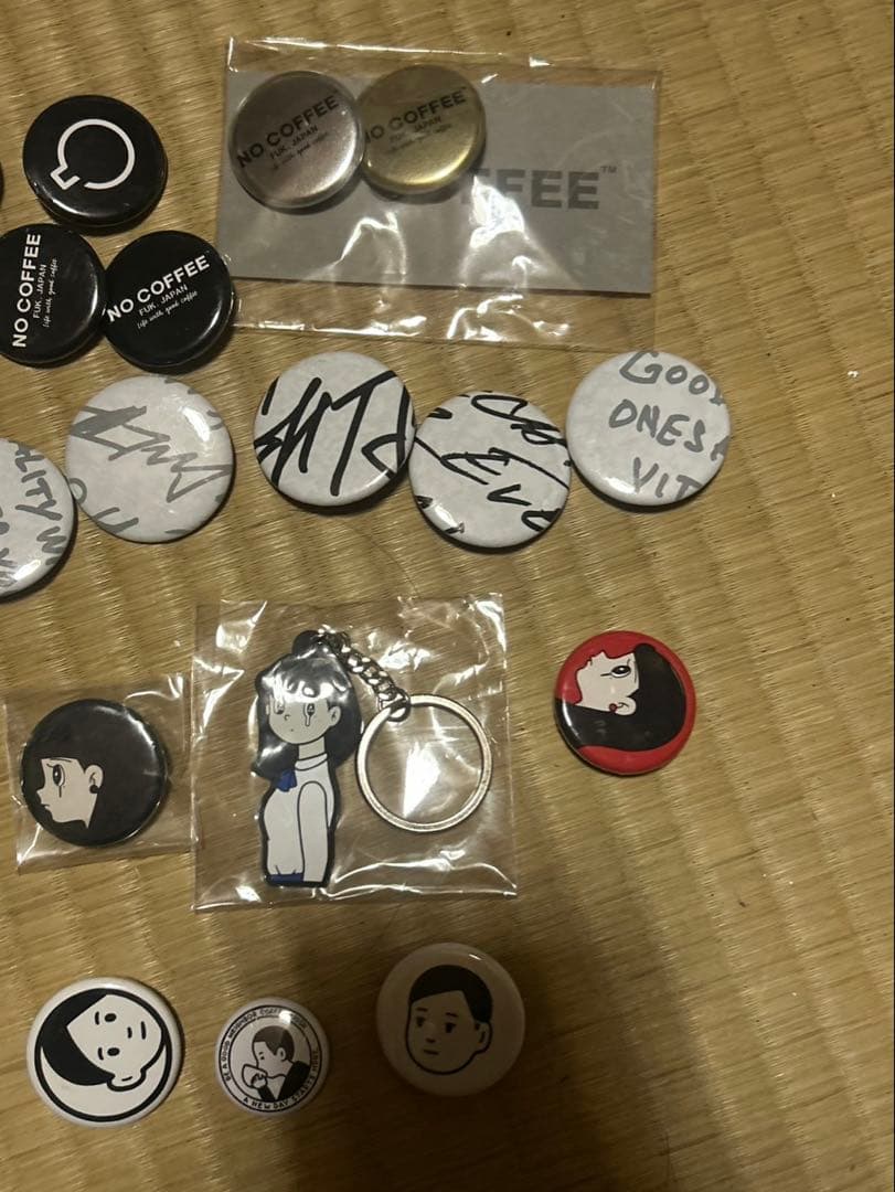 NO COFFEE ハシヅメユウヤ　長場雄　MOGNO6 ピンバッジセット