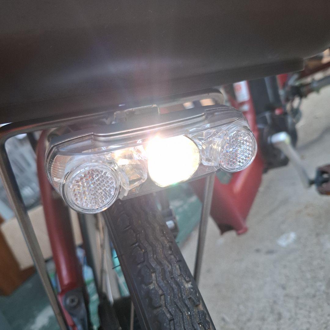 BRIDGESTONE電動アシスト三輪車レッド　ラケットワゴン（使用頻度少なめ）