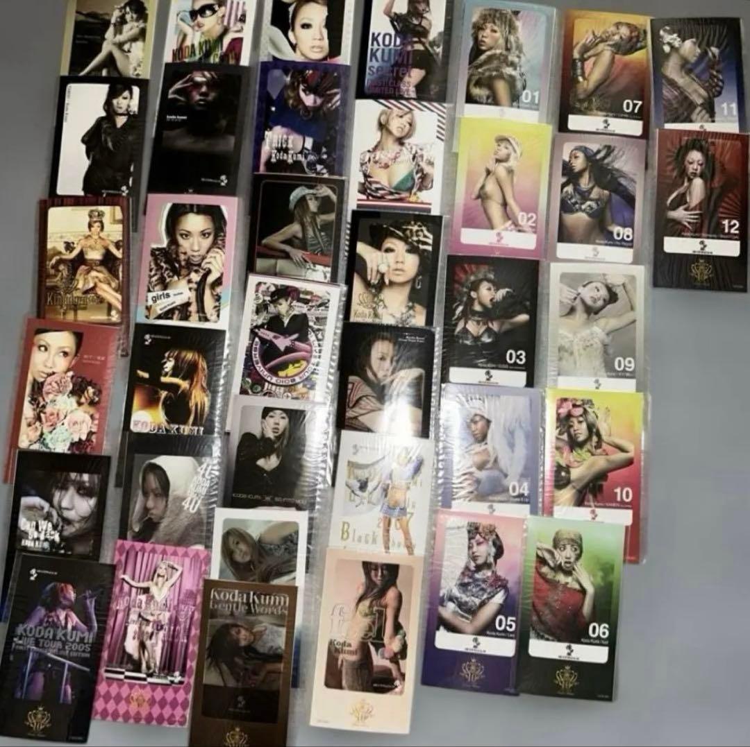 倖田來未グッズ　ICカードステッカー　全73種コンプリートセット