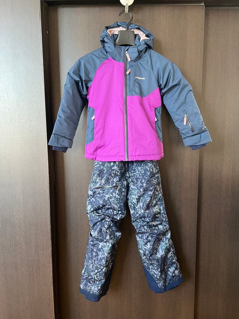 パタゴニア ガールズ スノーベル ジャケット&パンツ Sサイズ　スキー　スノボ