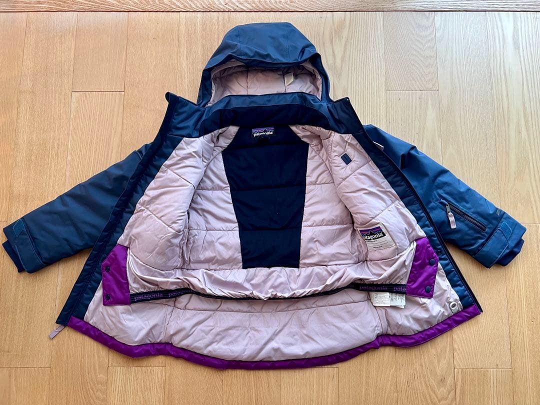 パタゴニア ガールズ スノーベル ジャケット&パンツ Sサイズ　スキー　スノボ