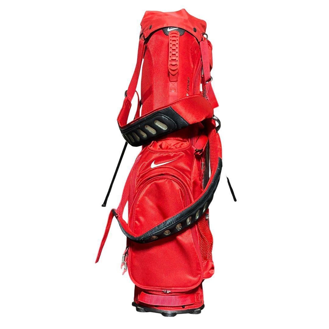 NIKE ナイキ ゴルフ スタンドバッグ キャディバッグ 赤 軽量 メンズ