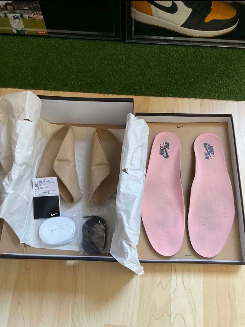 シューズ(男性用) AIR JORDAN 1 HIGH OG \"BLEACHED CORAL\"