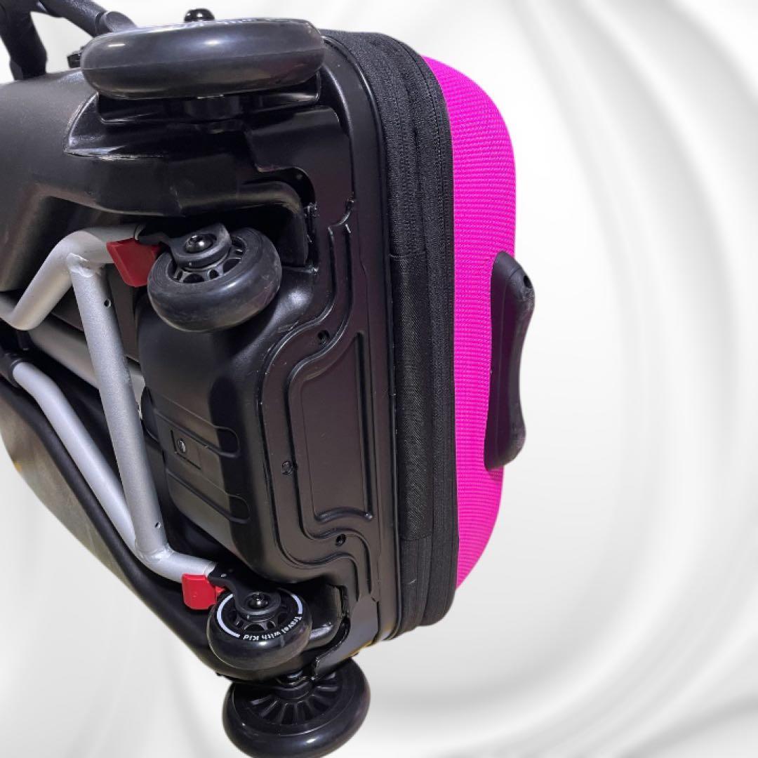 【美品】Q-BOX 乗れるキャリーケース　スーツケース　キャリーバッグ　子供乗せ