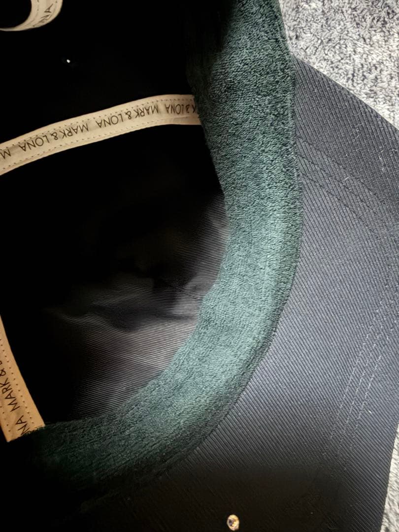 マークアンドロナ　ネイビーキャップ used