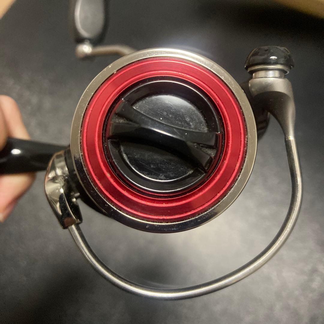 月下美人　ダイワ　MX 2004 スピニングリール 黒/赤