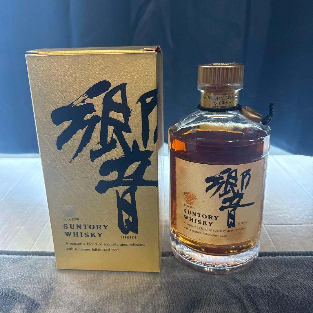 SUNTORY ウイスキー 響 古酒 旧ラベル 裏ゴールド700ml