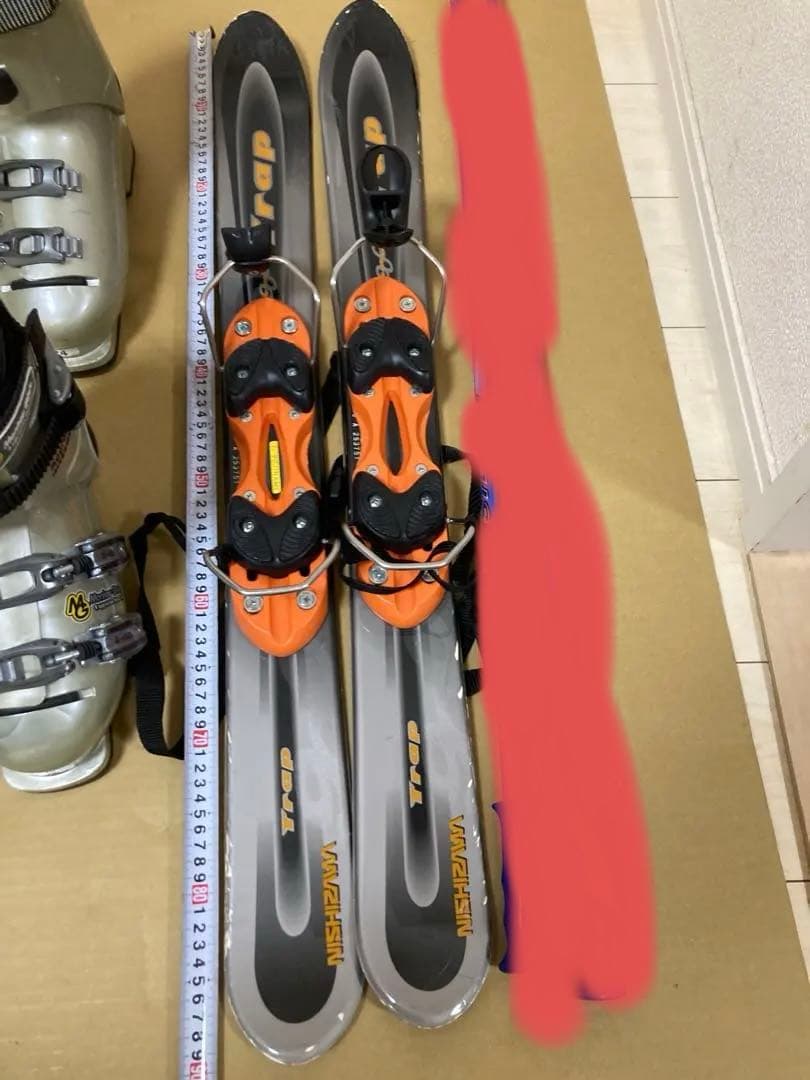 ニシザワ TRAP ショートスキー90cm ブーツ24cm