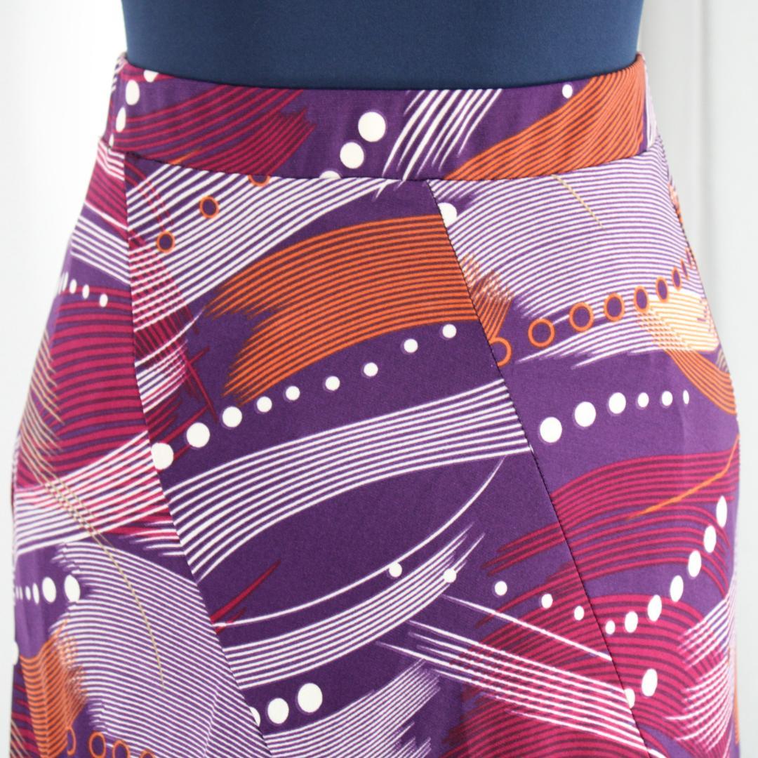 【美品 フラメンコ衣装】パープル ファルダ スカート ボランテ フリル 紫