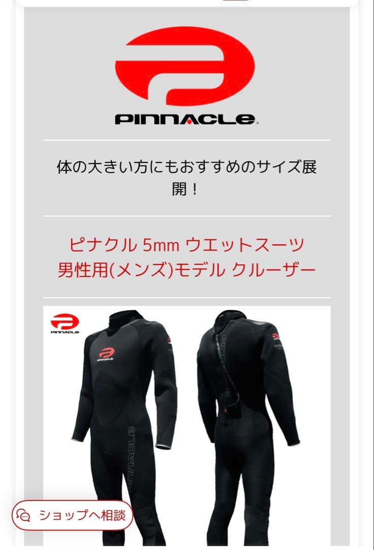 (未使用) ウェットスーツ　大きいサイズ