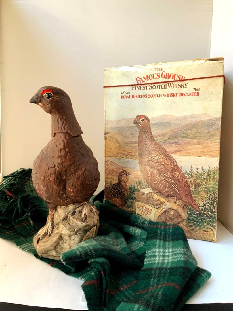 1980年代前半　ザ・フェイマスグラウスデキャンター/ロイヤルドルトン窯/空き瓶