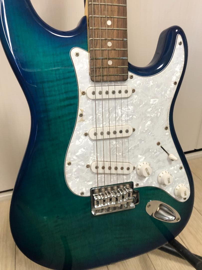 美品 S.Galaner SST-FM SBL S.ギャラナー ストラト