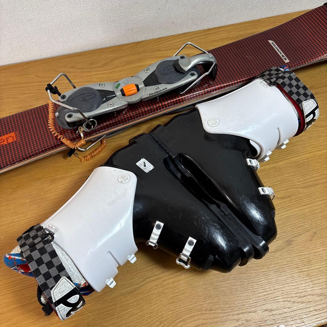 メンズ　ショートスキー　ファンスキーセット　Salomon 25-25.5cm