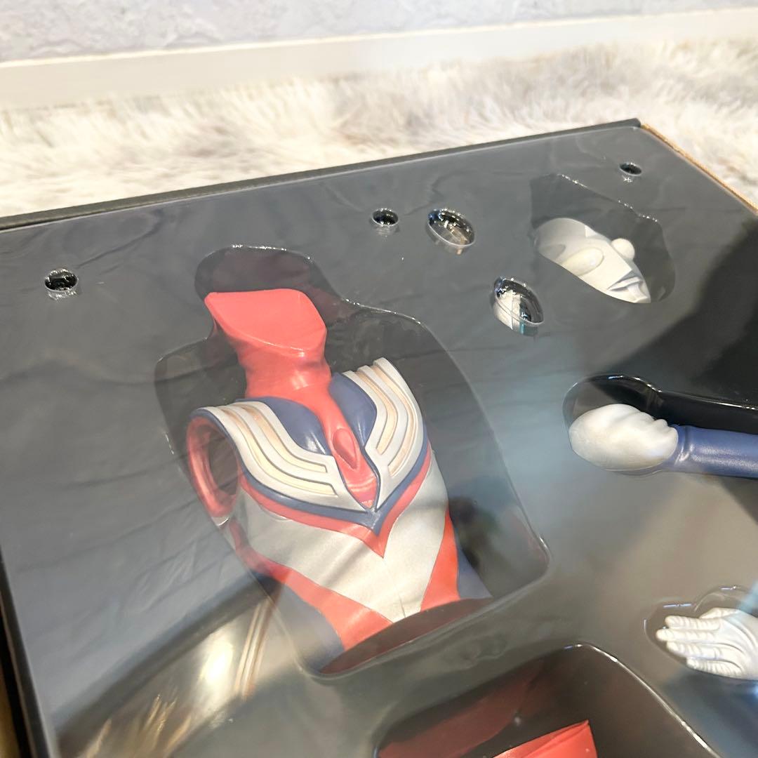 【未使用】海洋堂　メガソフビ　塗装済み組立てキット　ウルトラマンティガ