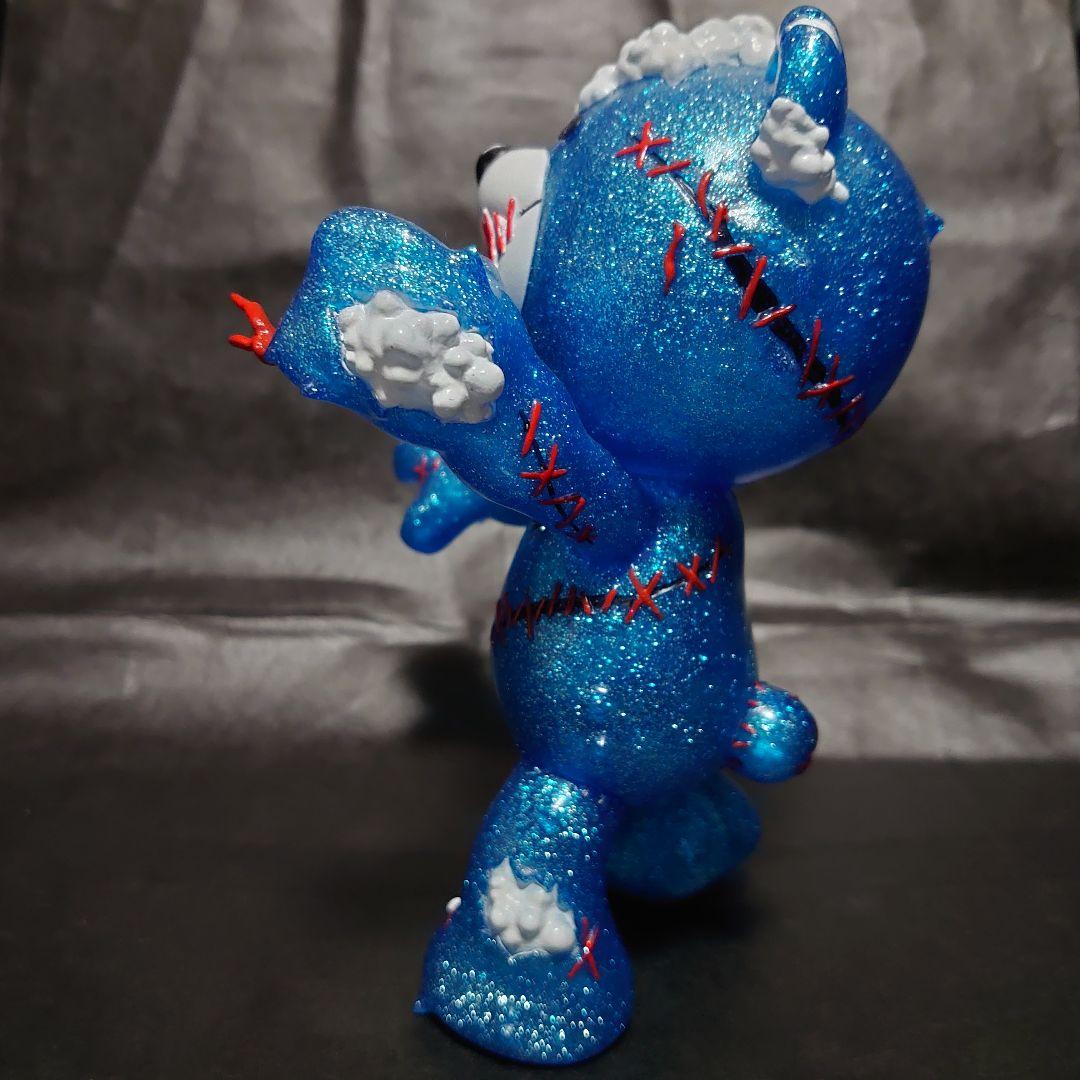 Art Studio 「SHOT!」ゾンベアー ソフビ ブルークリアラメ ver