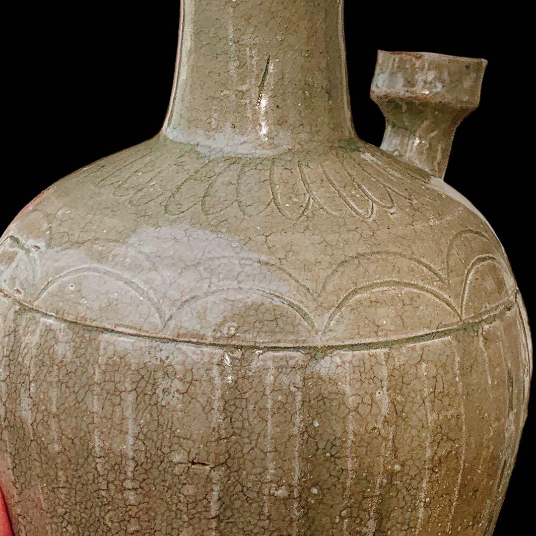 李朝　浄瓶　韓国　朝鮮　骨董品　青磁　高麗　花瓶　水指　水滴　古美術