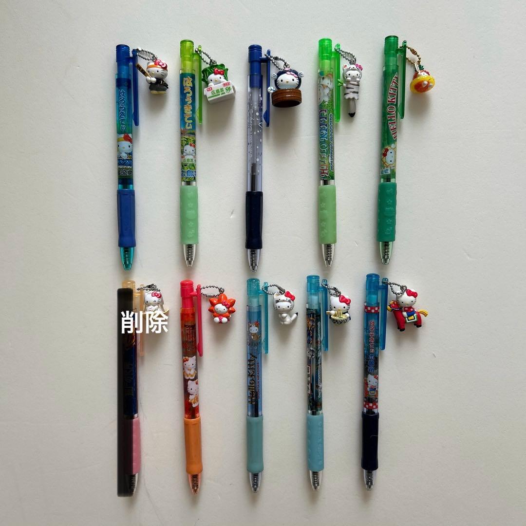 ハローキティ ご当地限定ボールペン99本&シャープ12本セット