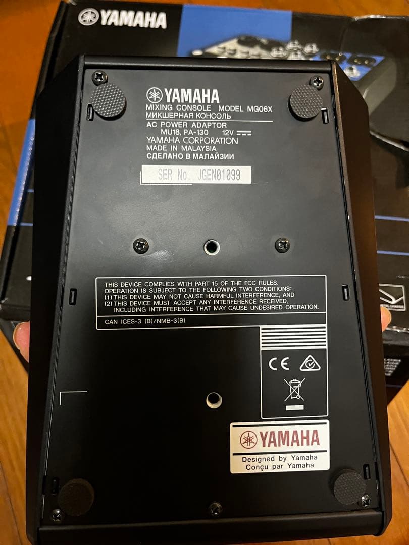 YAMAHA MG06X ミキサー(説明書/箱(破れあり)付き)