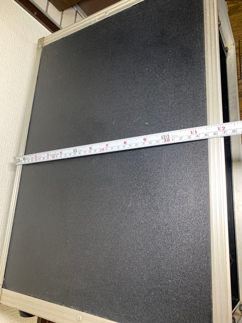 4U ラックケース　奥行き約36cm アルミ・木