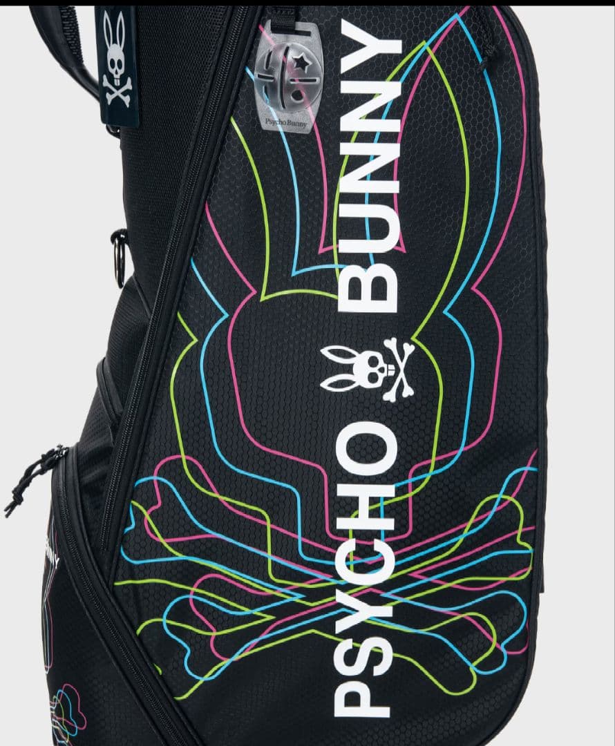 PSYCHO BUNNY スタンドキャディバッグ ブラック LWG