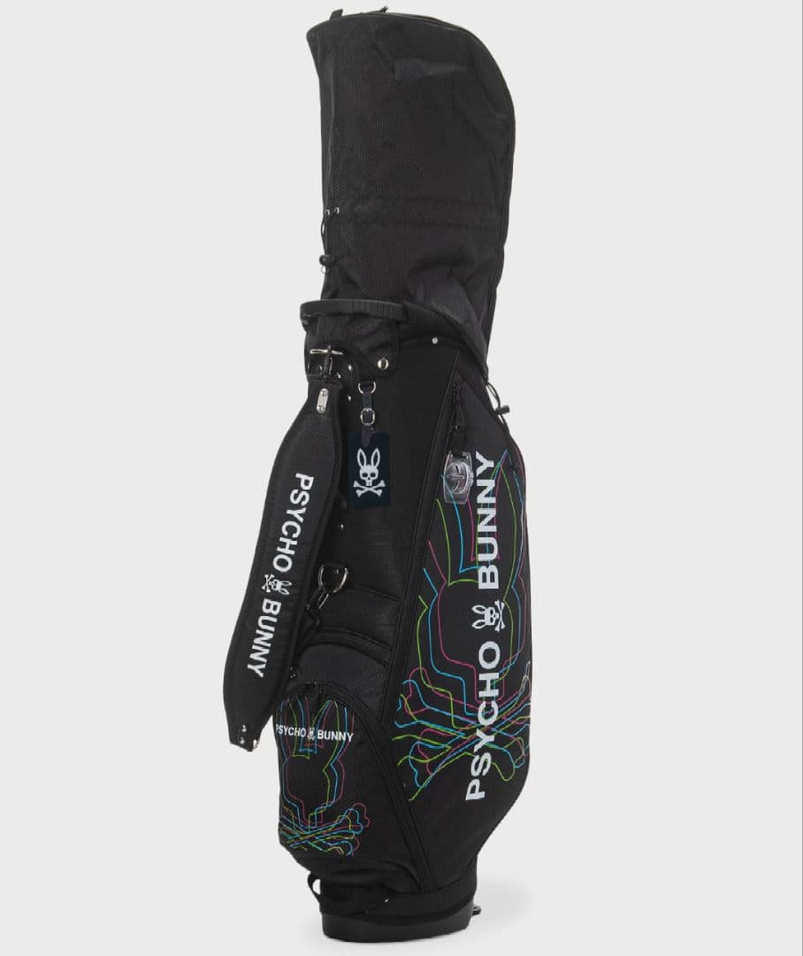 PSYCHO BUNNY スタンドキャディバッグ ブラック LWG