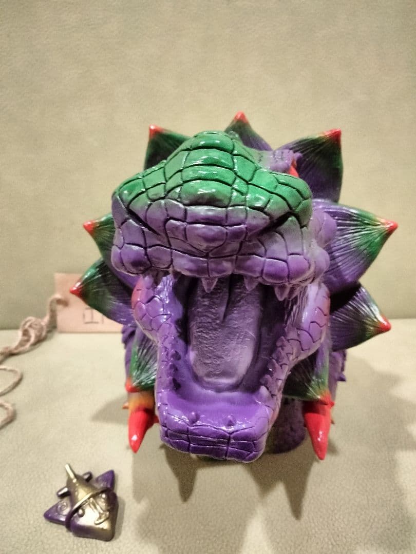 ソフビ　monstock 超古代神類ポゴンゴ　紫　izumonster 安楽安作