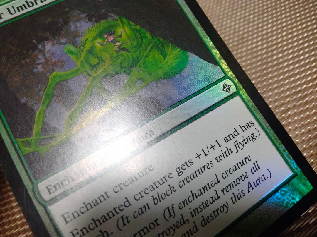 【ご確認用】エルドラージ覚醒 foil 蜘蛛の陰影b 英語 1枚　MTG