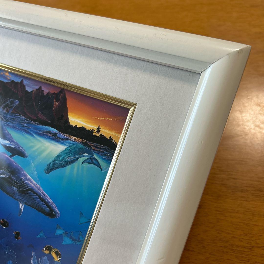 最終値下げ！　クリスチャン　ラッセン　公式　ハワイ　WHALE　ポスター